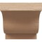 Ekena Millwork 6in. W x 6in. H x 12in. L Newport Woodgrain TimberThane Rafter Tail, Primed Tan RFTUR06X06X12NEWRCPR - alternate 6